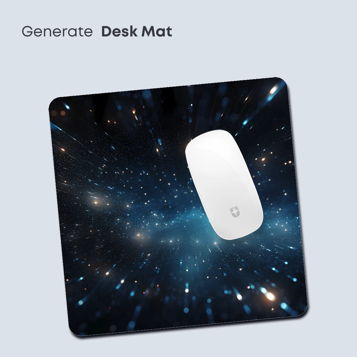 Cosmic Stardust Symphony: A Galaxy's Dance in Blue - Image 4