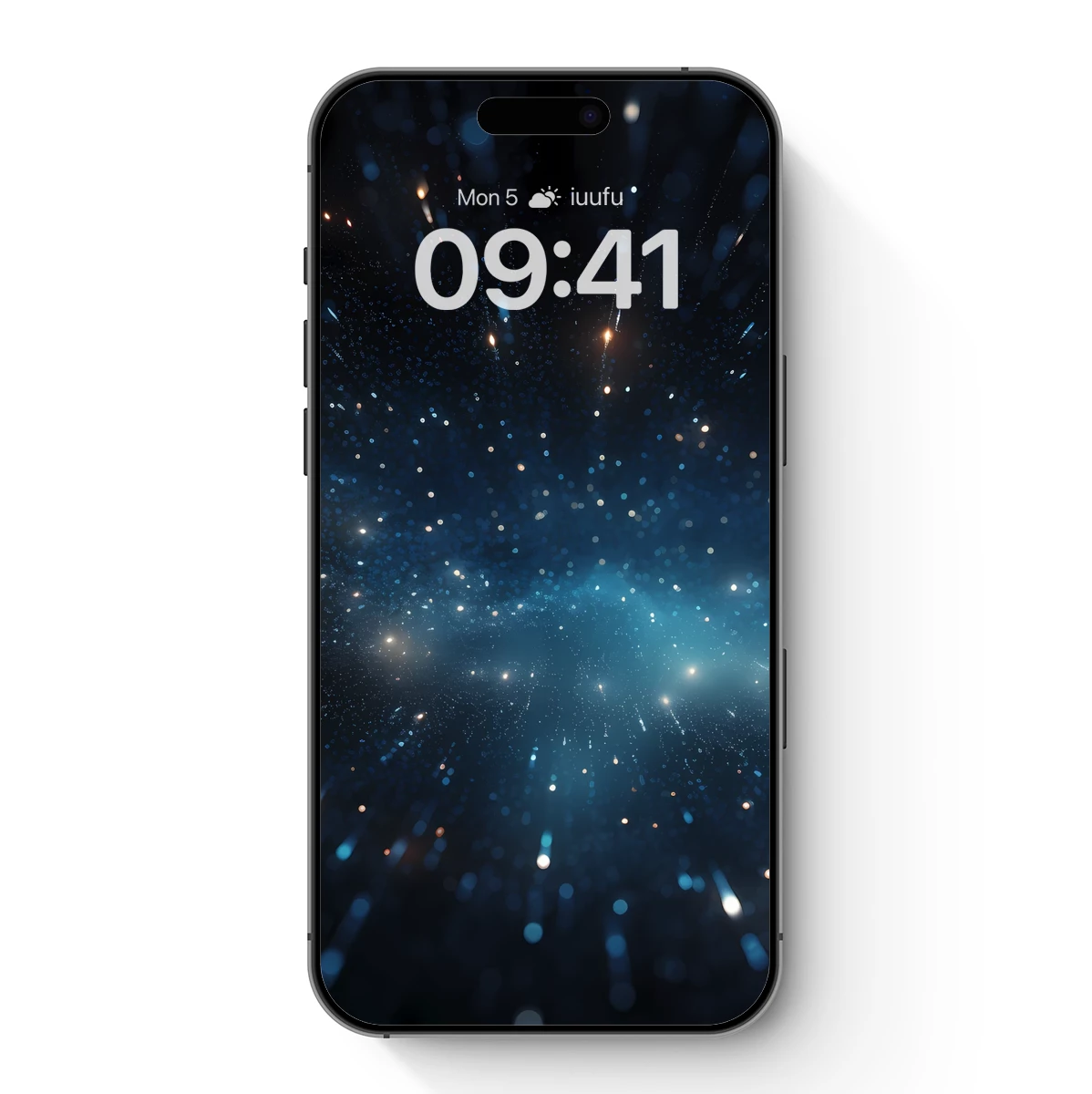 Cosmic Stardust Symphony: A Galaxy's Dance in Blue