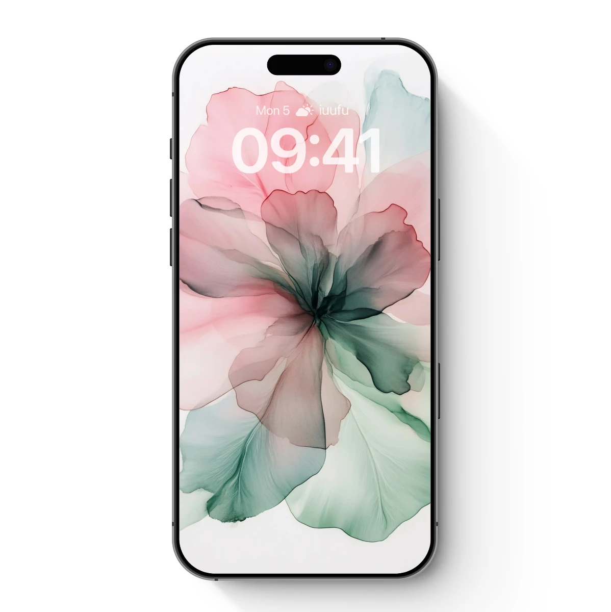 Ethereal Bloom: Watercolor Fusion Flower