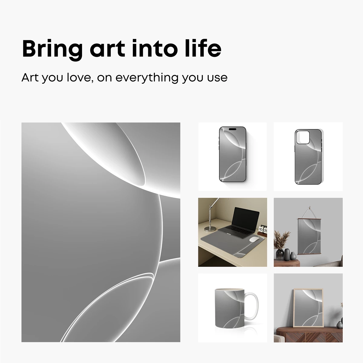 Elegant Curves in Monochrome - Image 2