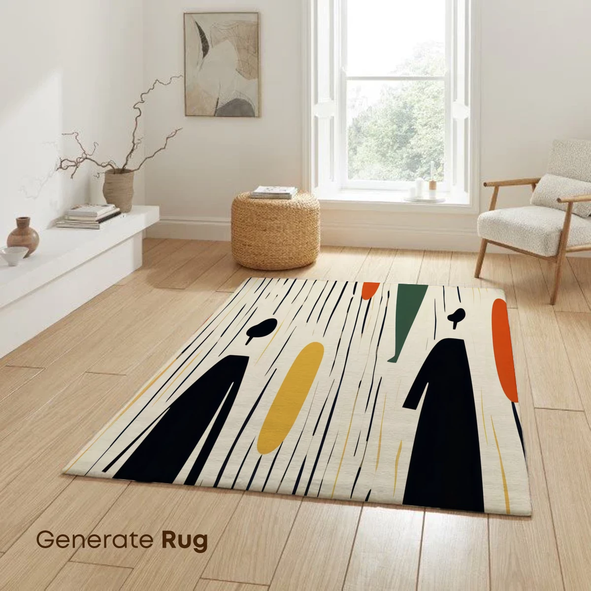 Abstract Figures in a Rainy Symphony - Image 6