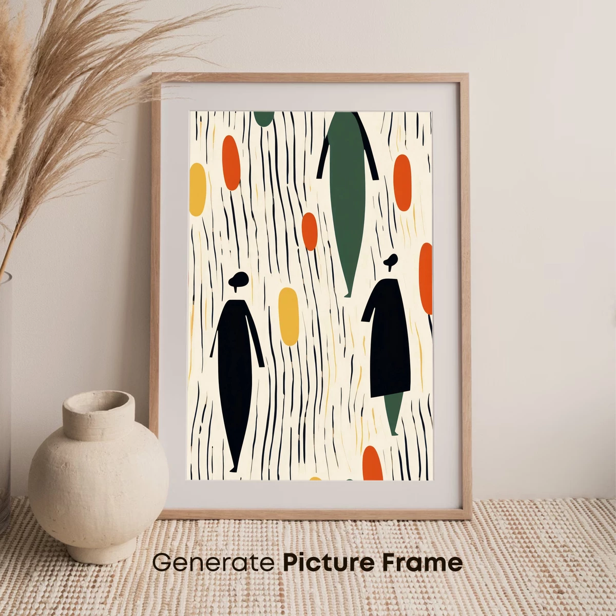 Abstract Figures in a Rainy Symphony - Image 7