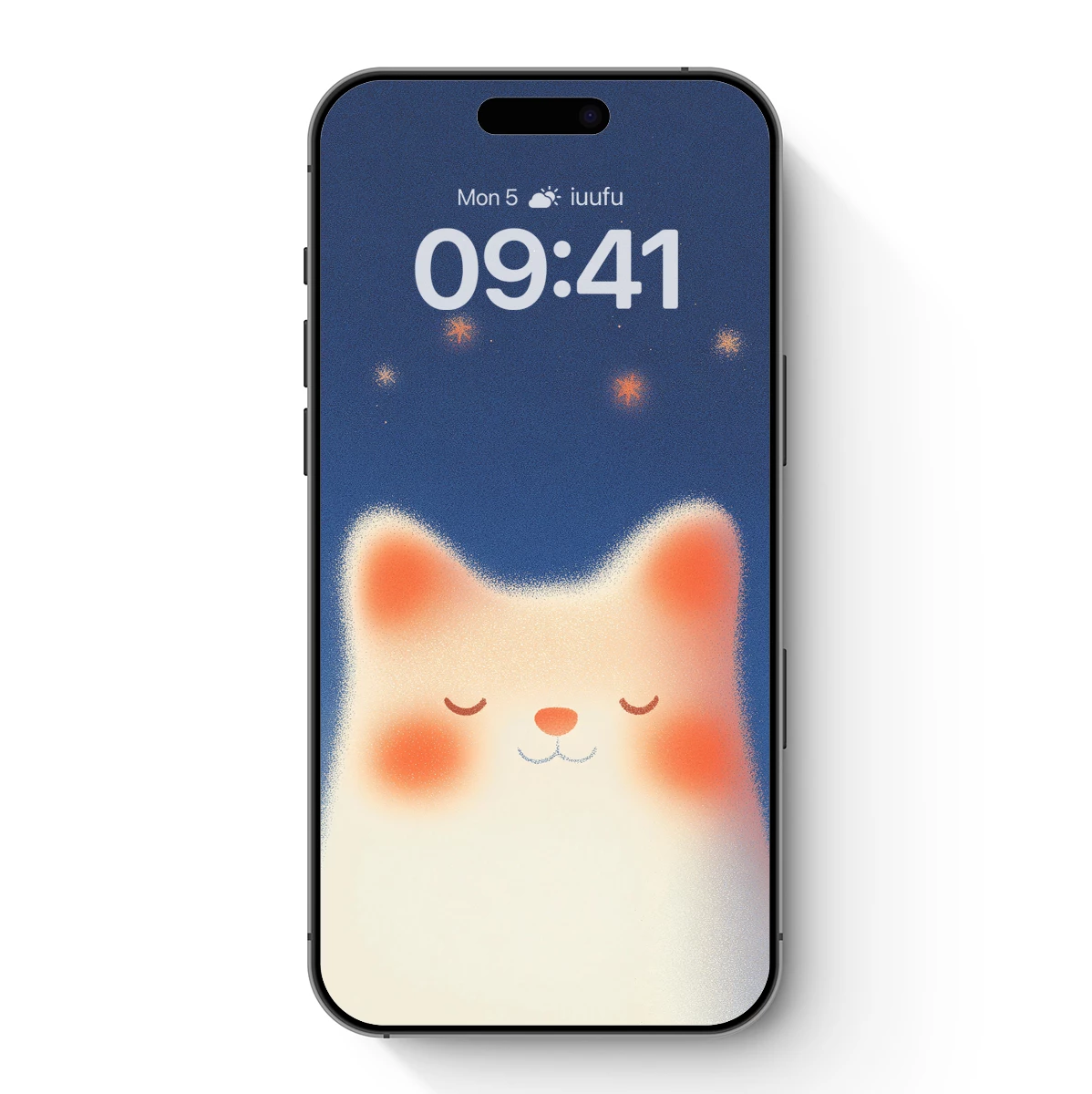 Dreamy Night Cat: Whimsical Celestial Gaze