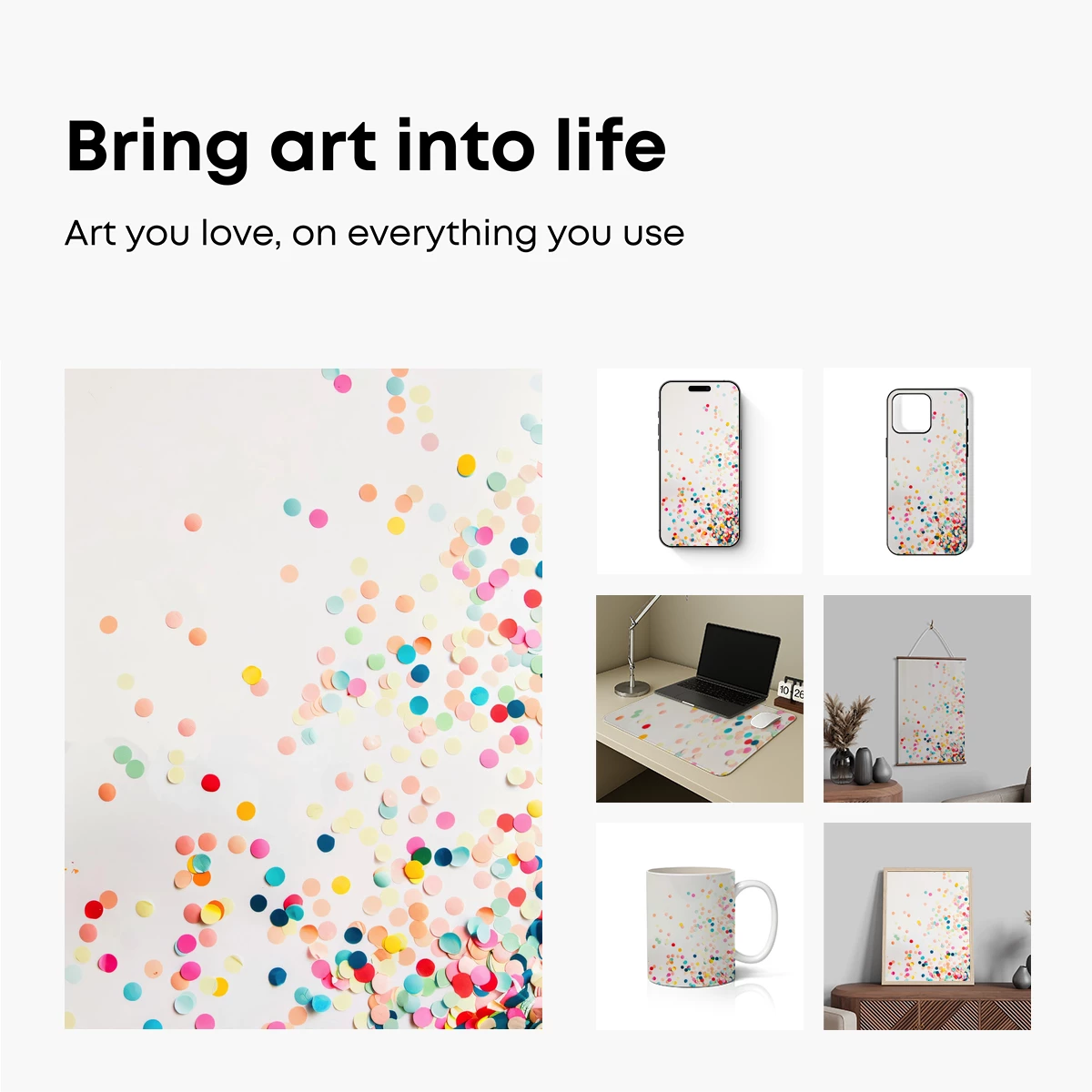 Confetti Symphony: Colorful Celebration Dots - Image 2