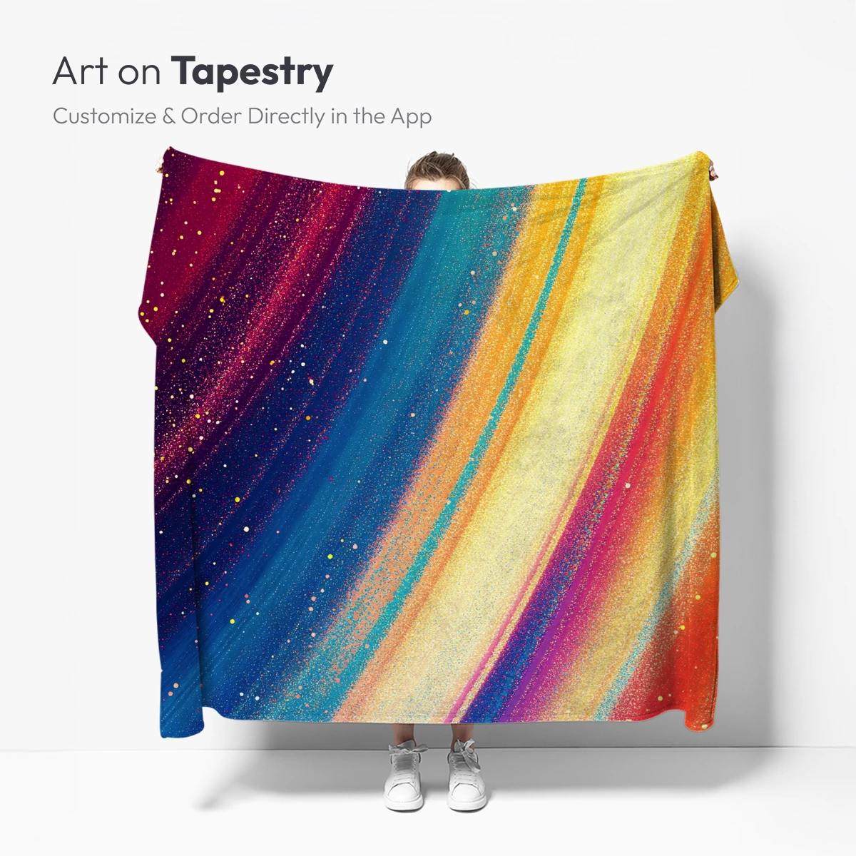 Cosmic Rainbow Swirl: A Symphony of Stellar Colors - Image 5