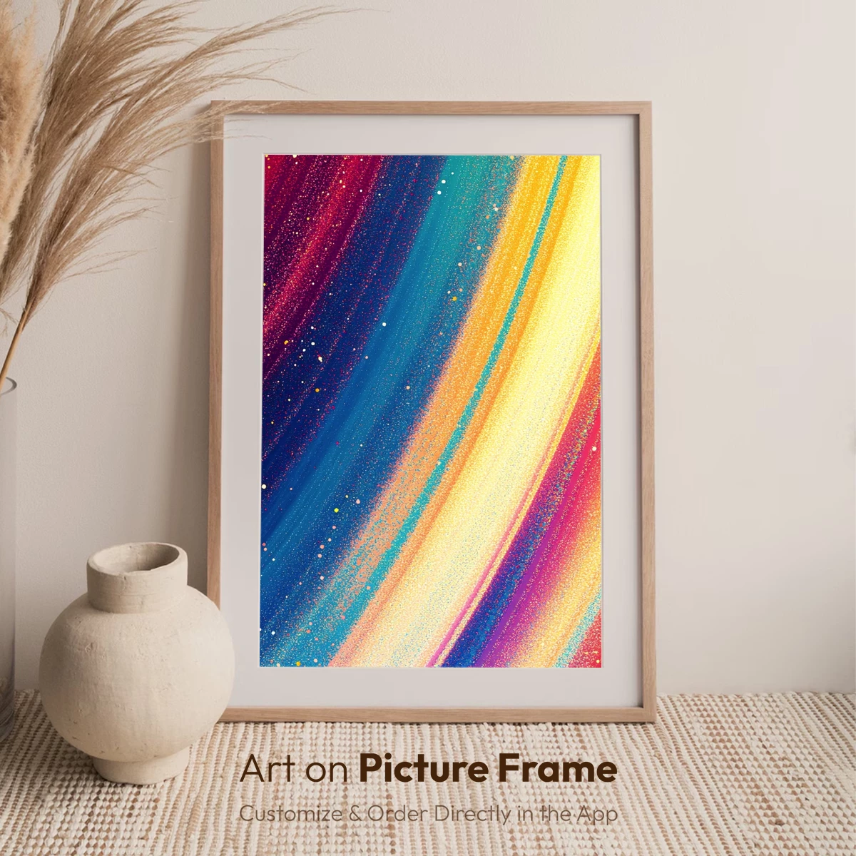 Cosmic Rainbow Swirl: A Symphony of Stellar Colors - Image 7