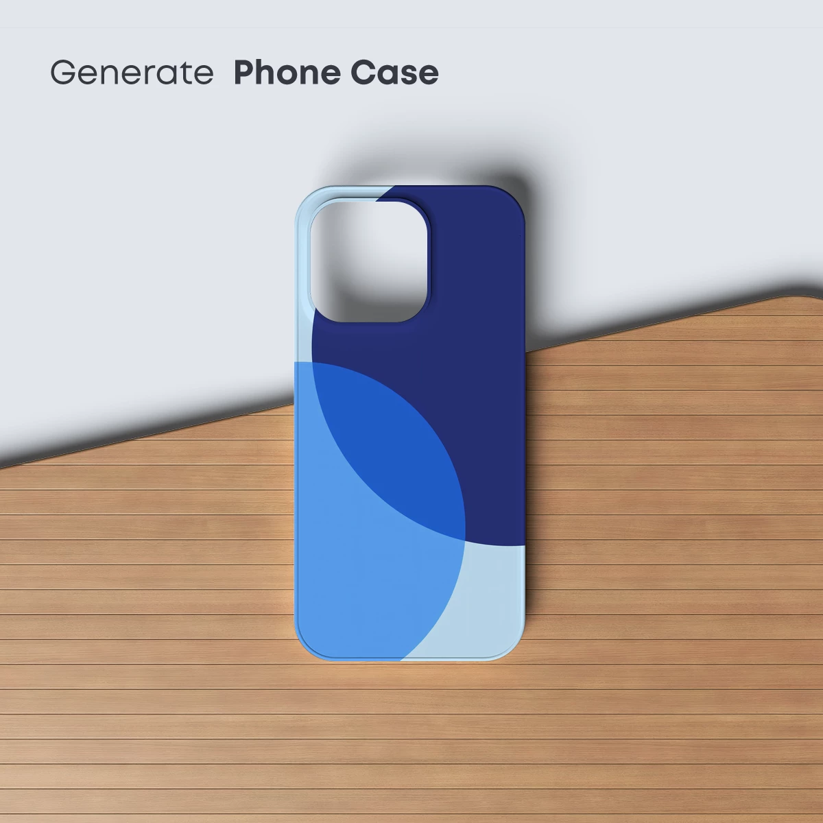 Blue Harmony: Geometric Elegance in Abstract Form - Image 3