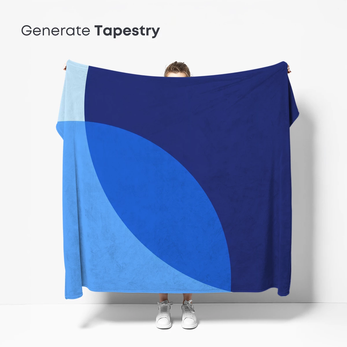 Blue Harmony: Geometric Elegance in Abstract Form - Image 5