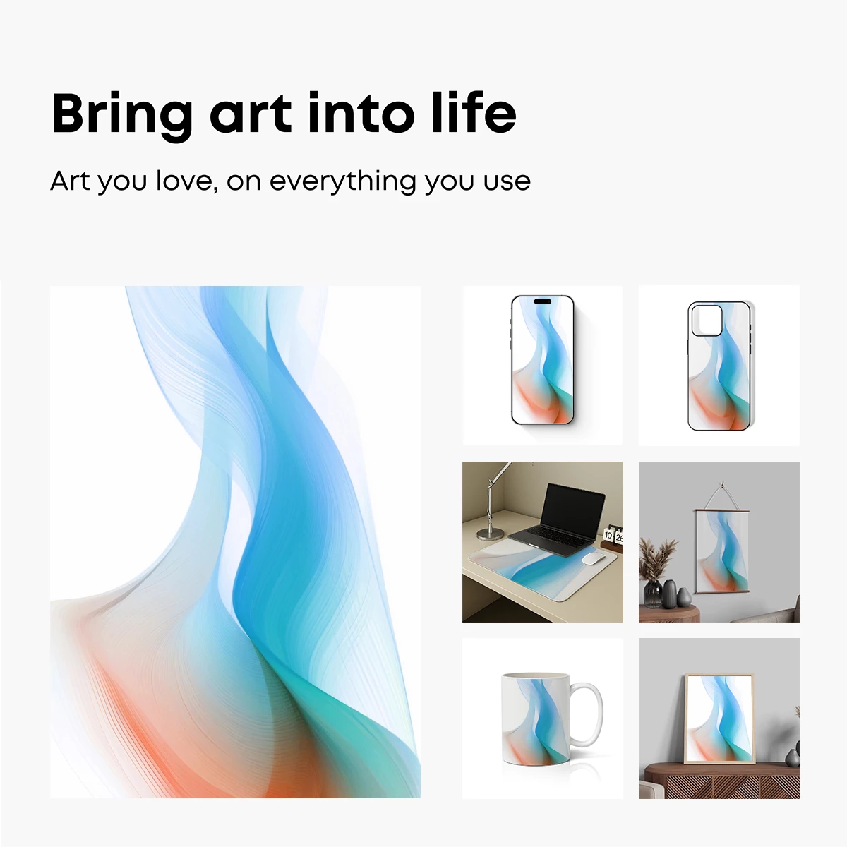 Fluid Chromatic Waves: Abstract Elegance - Image 2