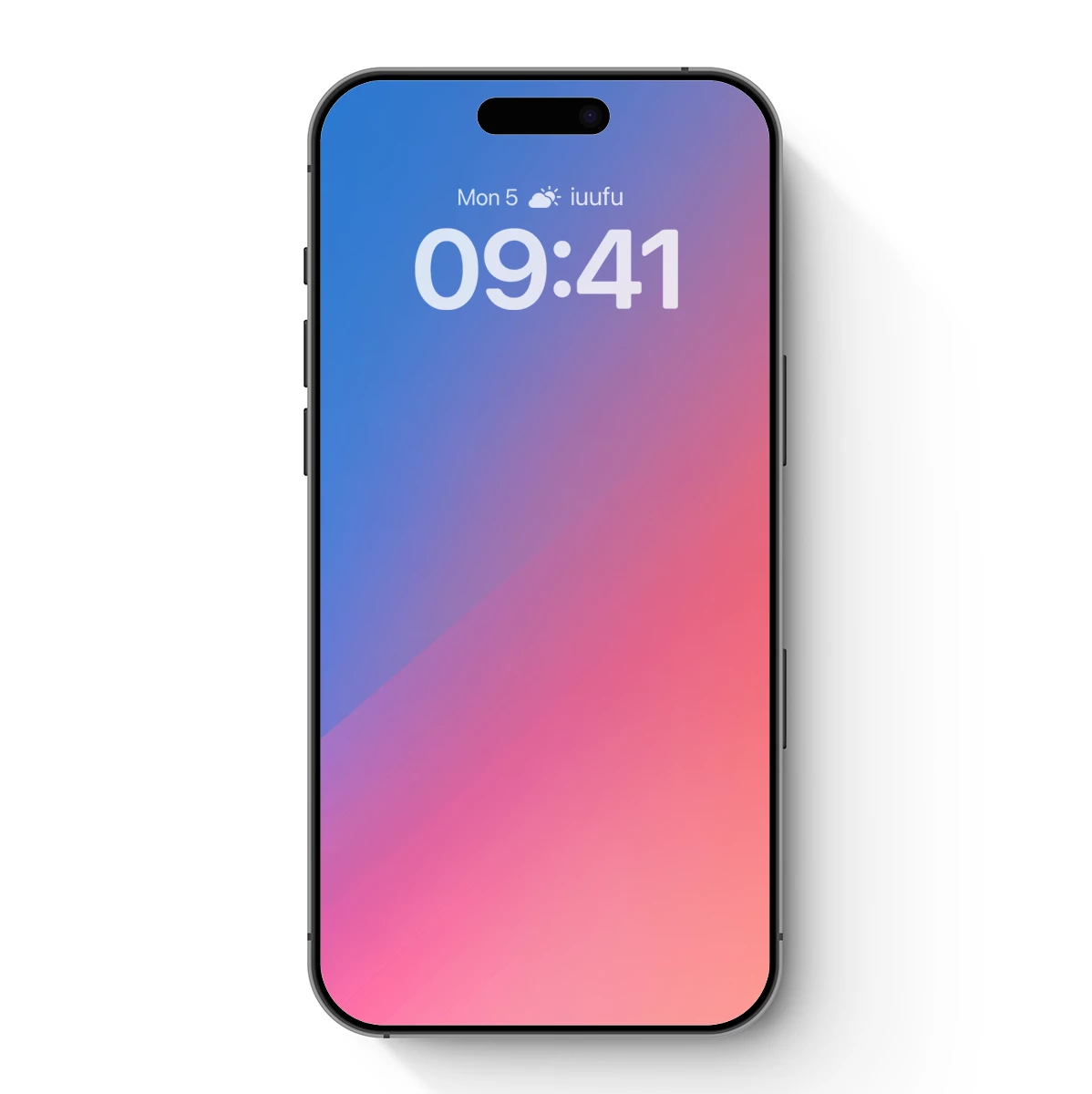 Diagonal Dichotomy: Blue and Pink Gradient Harmony