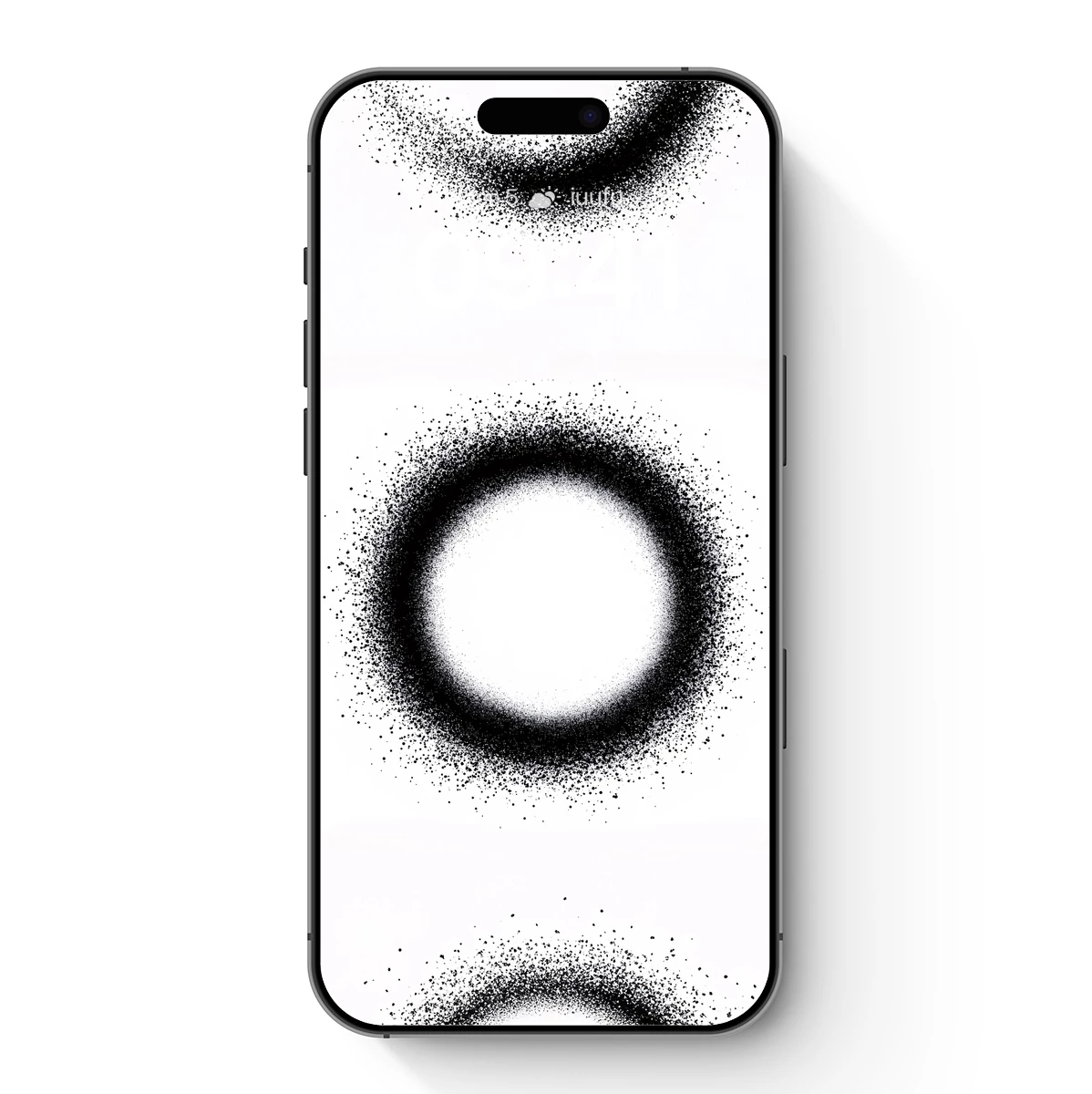 Ink Halo: Ethereal Circles in Monochrome Ink Halo: Ethereal Circles in Monochrome