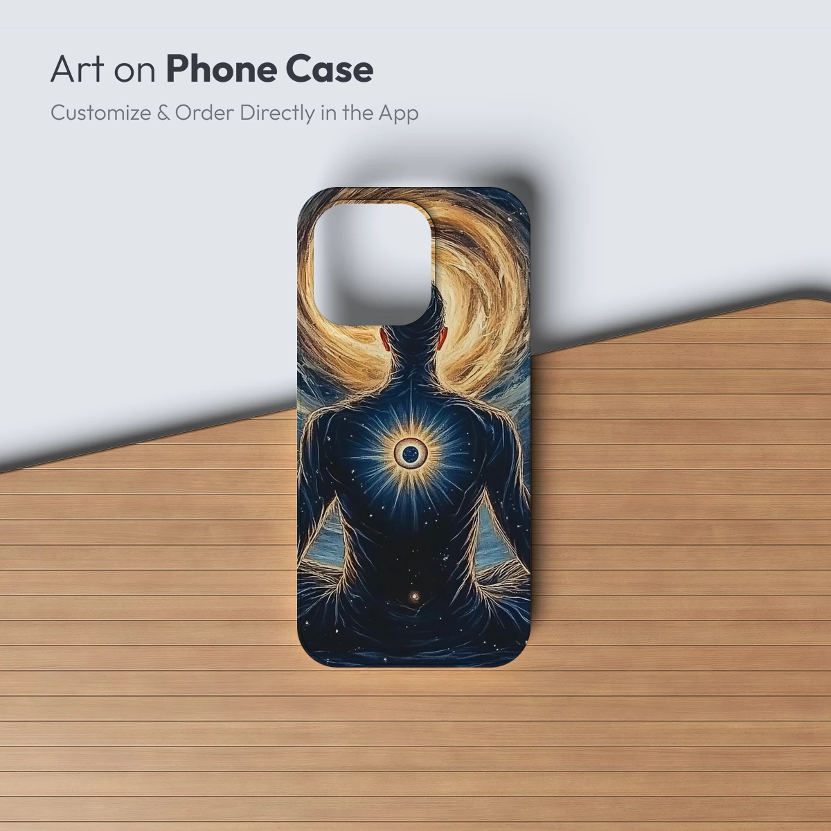 Cosmic Meditator: Fusion of Spirit and Stars - Image 3