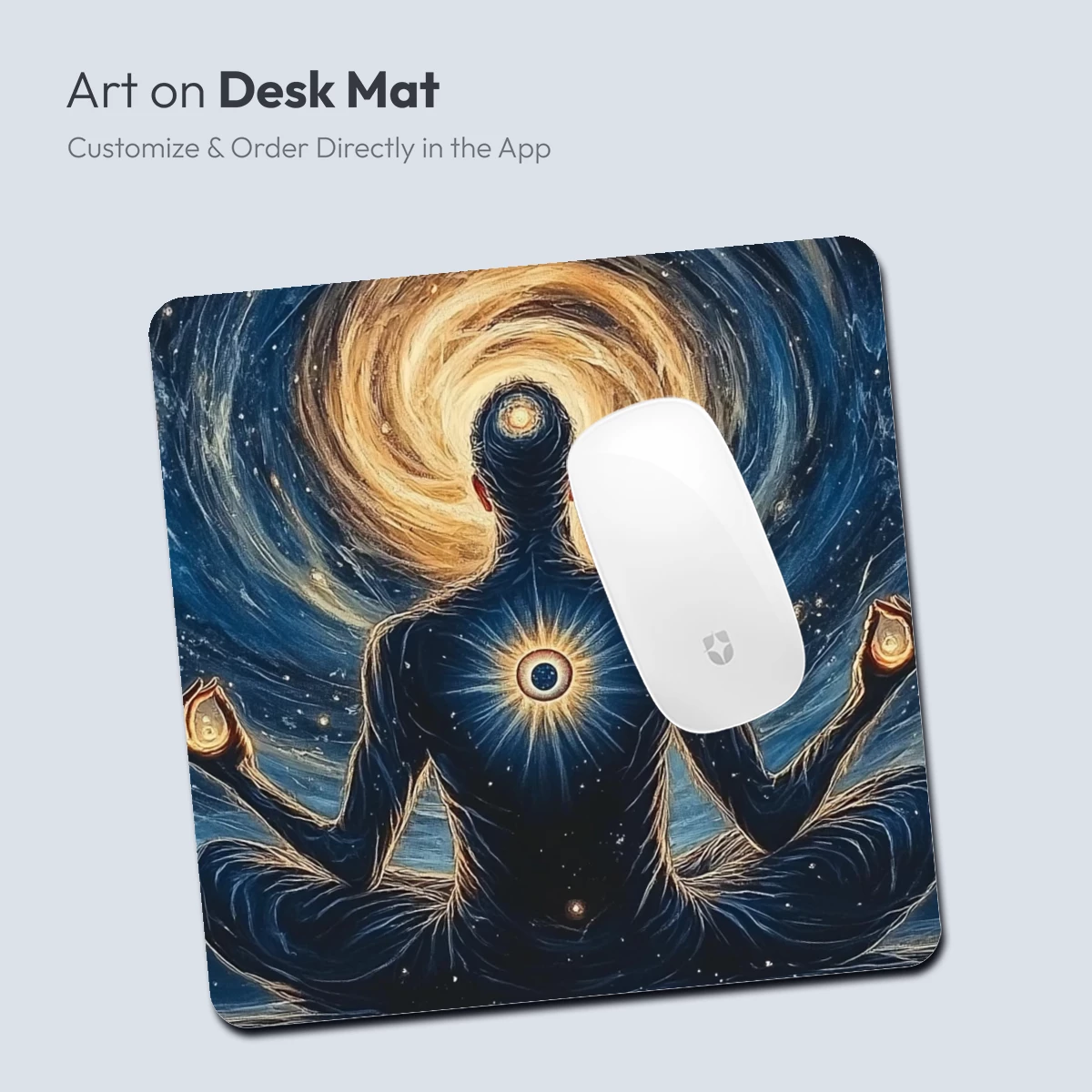 Cosmic Meditator: Fusion of Spirit and Stars - Image 4