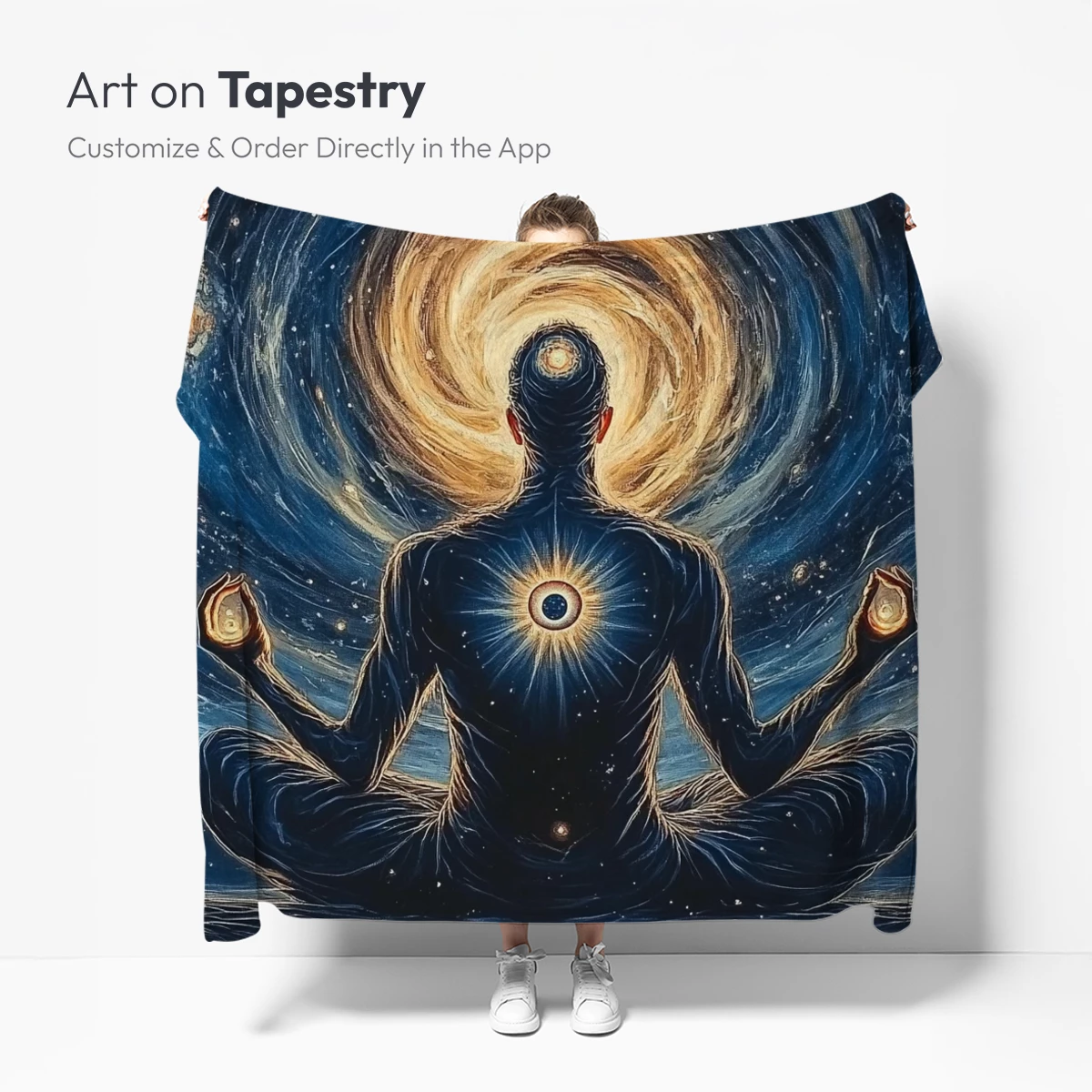 Cosmic Meditator: Fusion of Spirit and Stars - Image 5