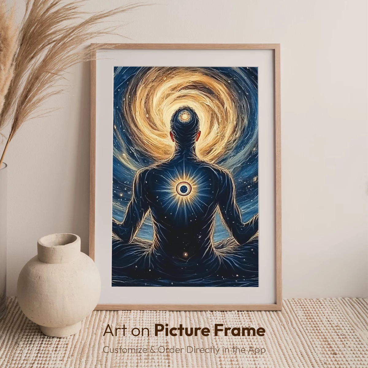 Cosmic Meditator: Fusion of Spirit and Stars - Image 7