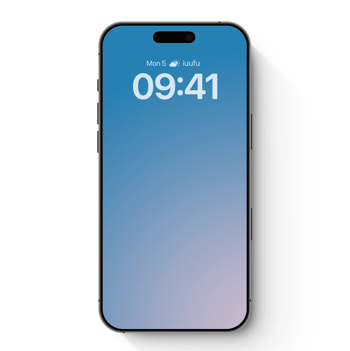 Gradient Serenity: Blue to Blush Harmony