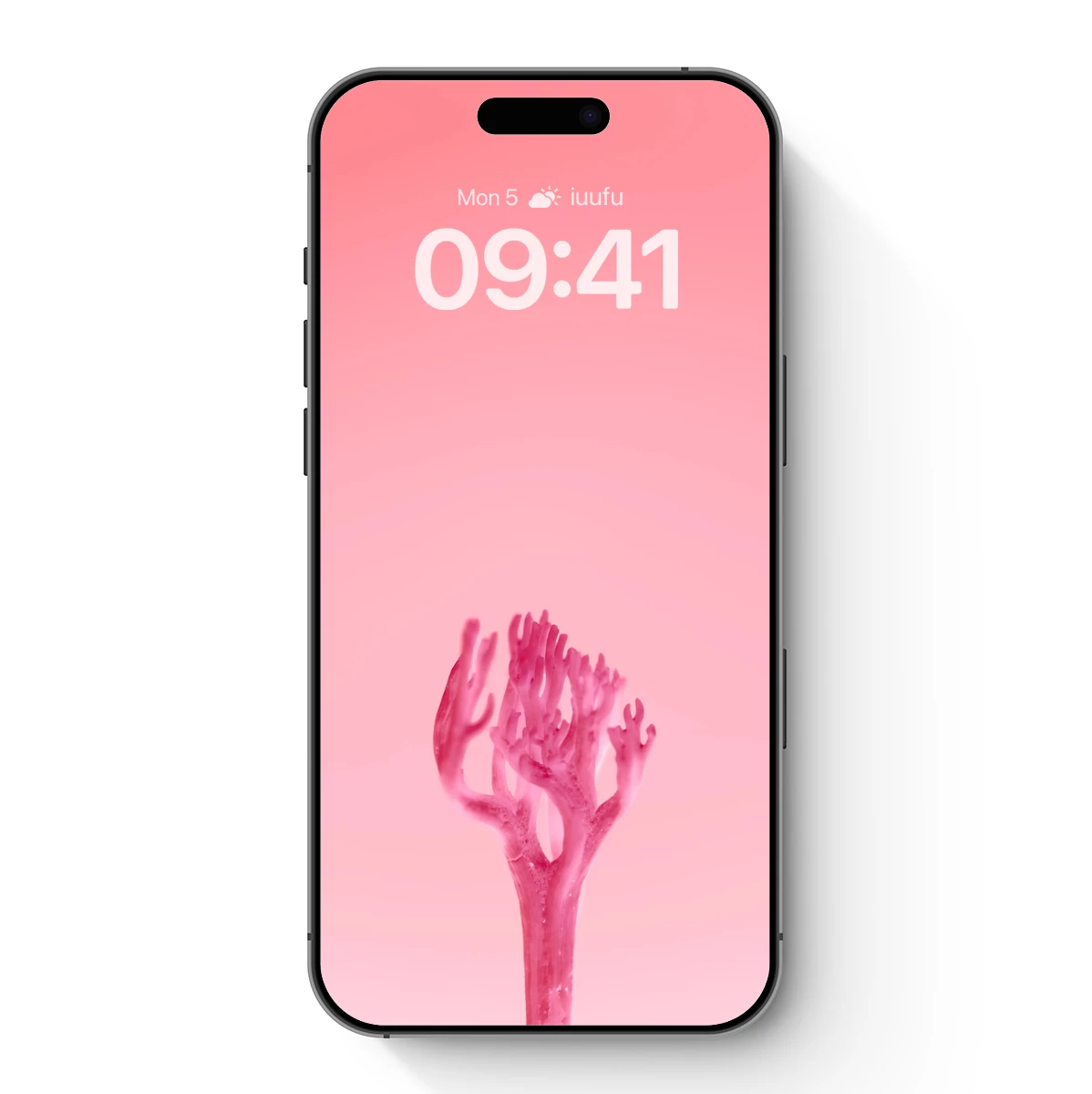 Coral Hand: Surreal Pink Fusion