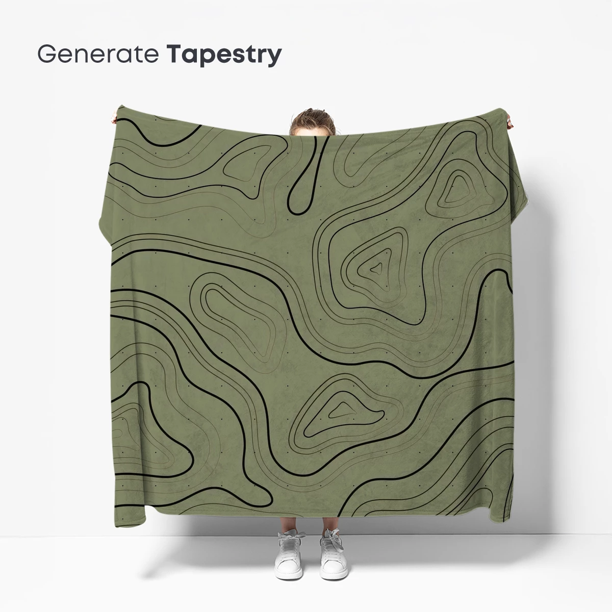Contour Elegance: Abstract Topography Art - Image 5
