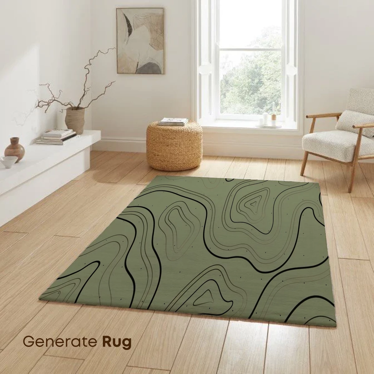 Contour Elegance: Abstract Topography Art - Image 6