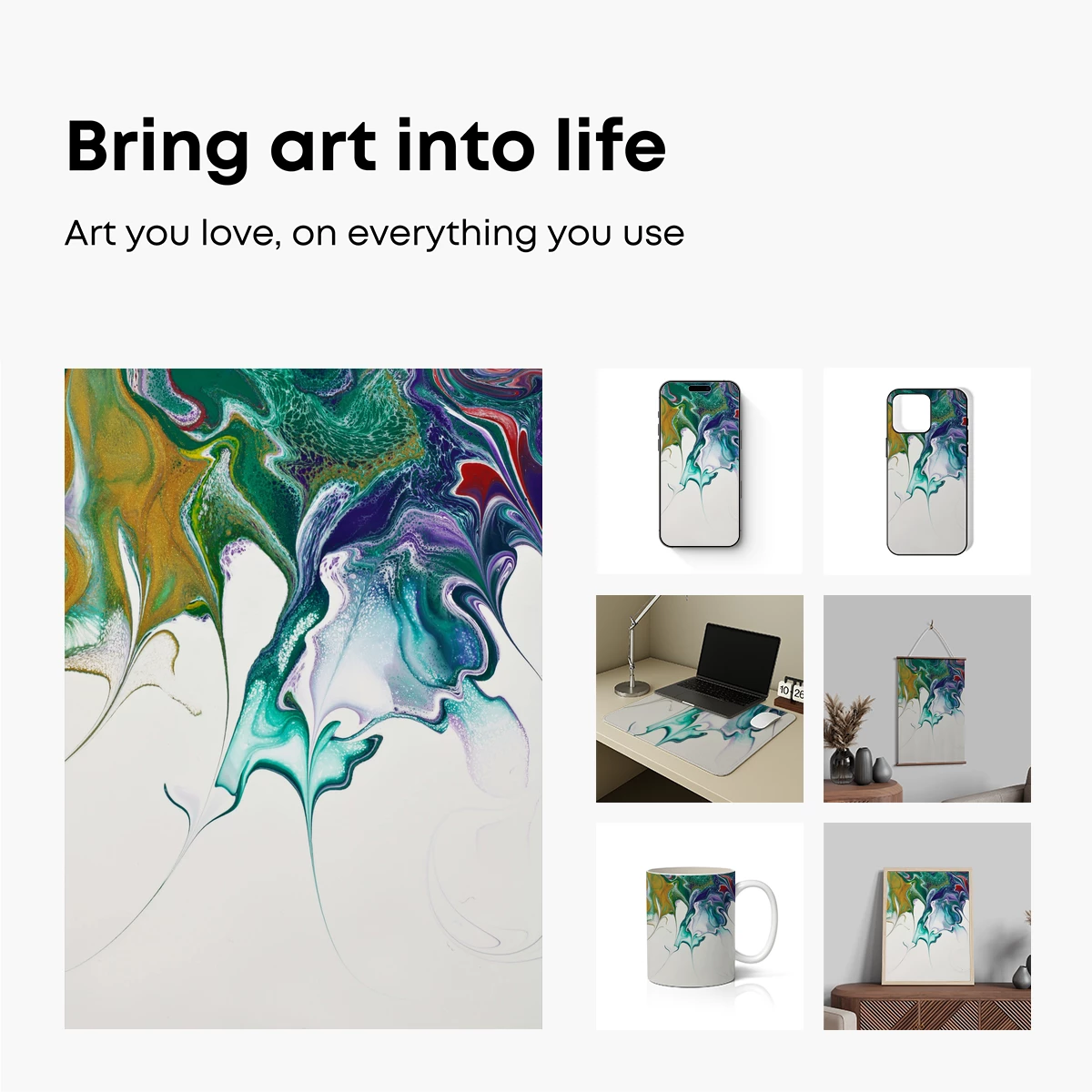 Fluid Chromatics: A Dance of Paint and Flow - Image 2