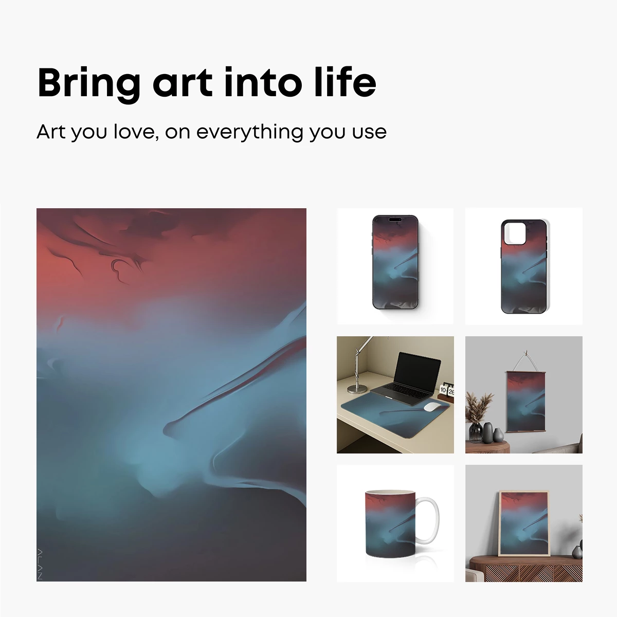 Ethereal Cloud Symphony: A Gradient Odyssey - Image 2