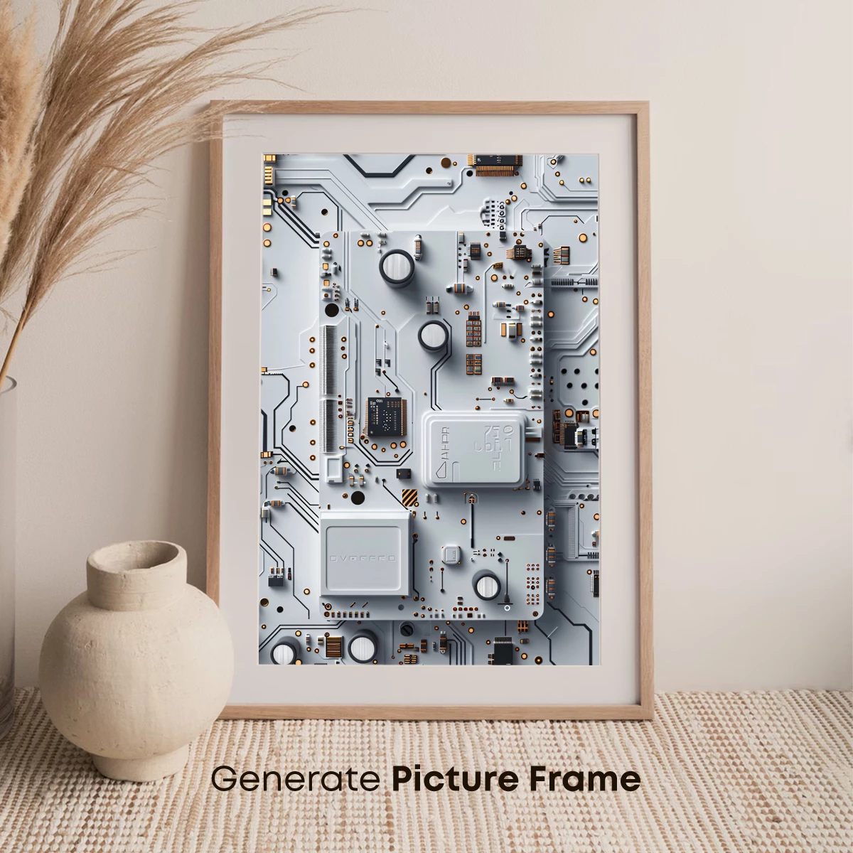 Circuit Symphony: Futuristic Tech Artistry - Image 7