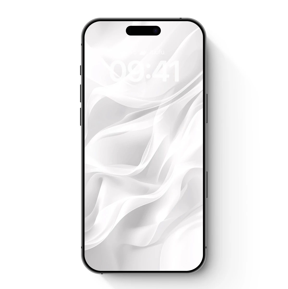 Ethereal White Waves: A Dance of Light and Shadow