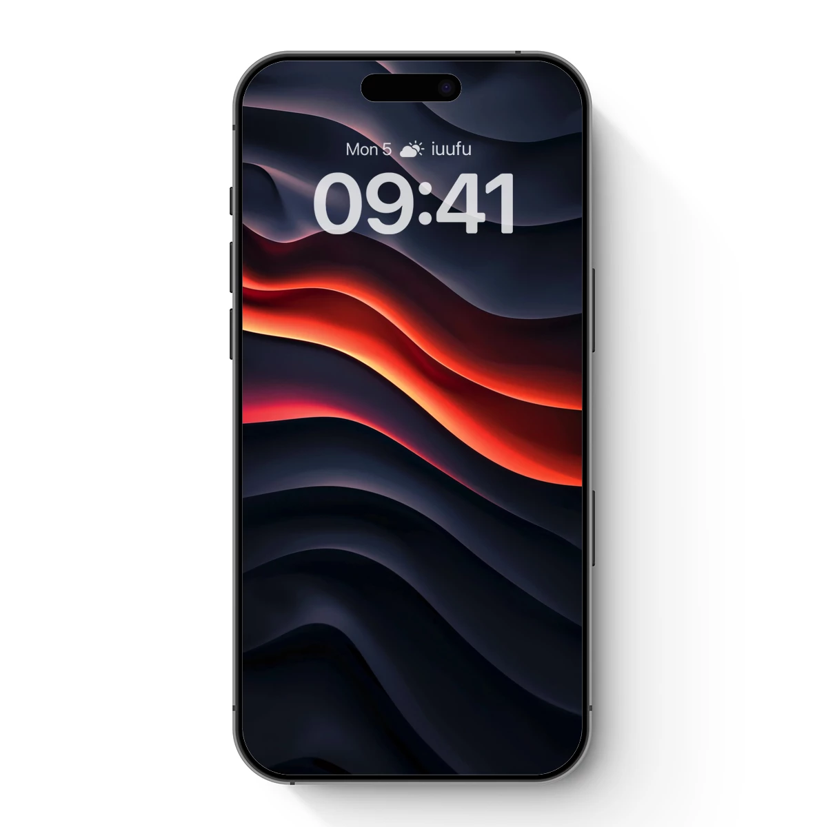 Fiery Waves in Midnight Depths