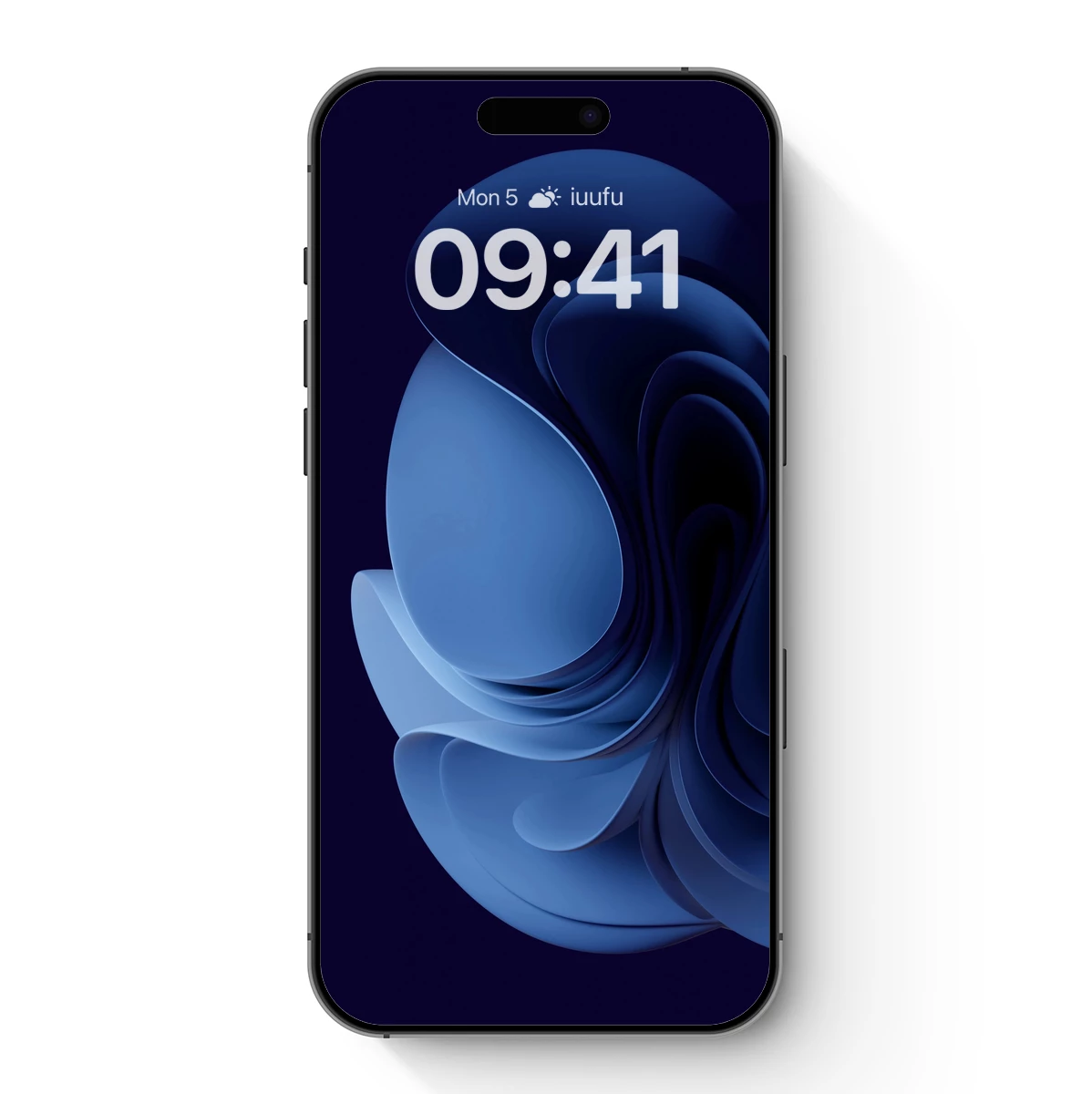 Ethereal Blue Swirl: A Dance of Shadows and Light