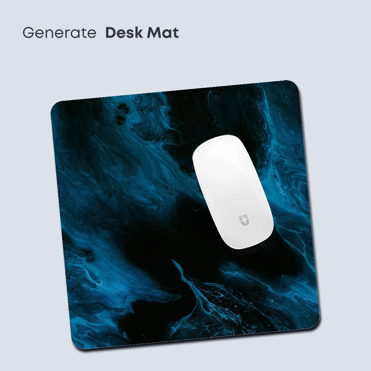 Abyssal Whispers: Teal Ink Swirls in Darkness - Image 4