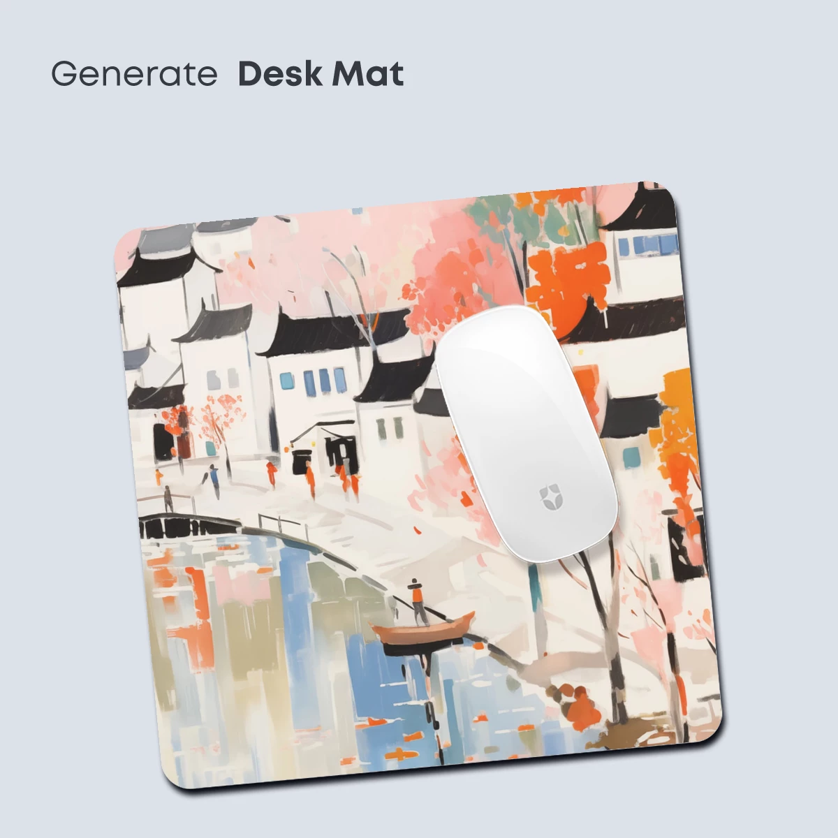 Autumnal Watercolor Village - Image 4