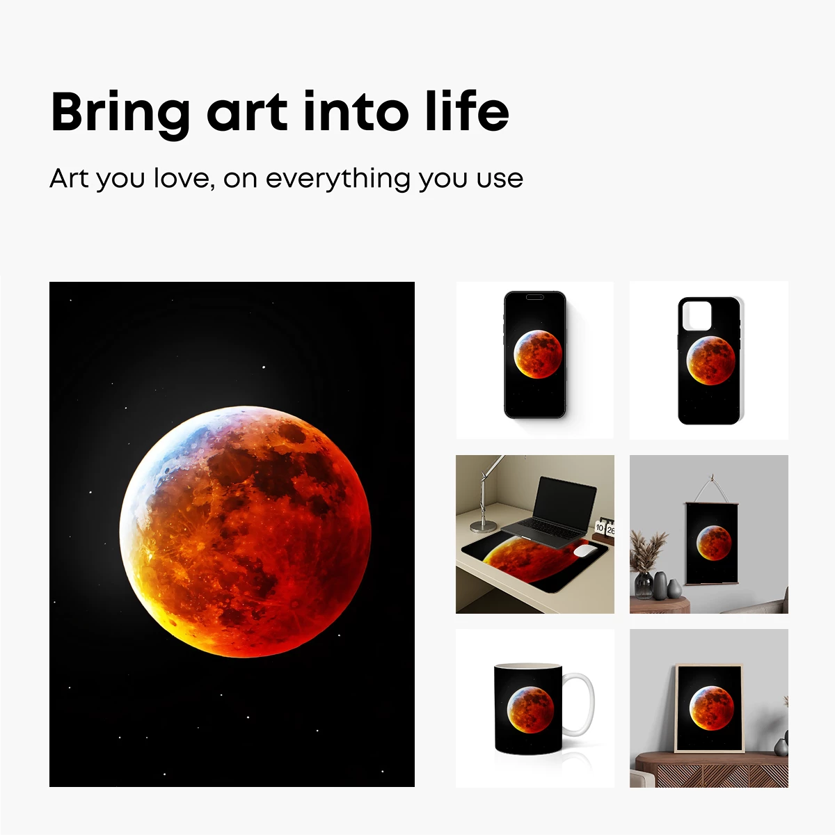 Eclipse of Crimson: Celestial Blood Moon - Image 2