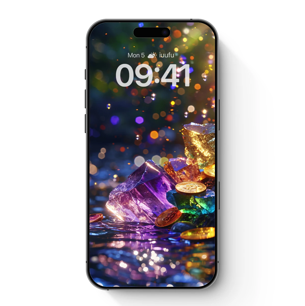 Crystal Treasures in Bokeh Light