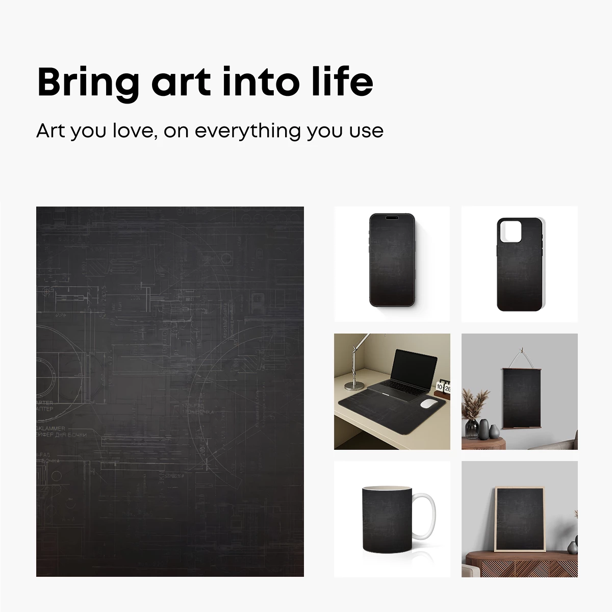 Circuit Dreams: Futuristic Blueprint Art - Image 2