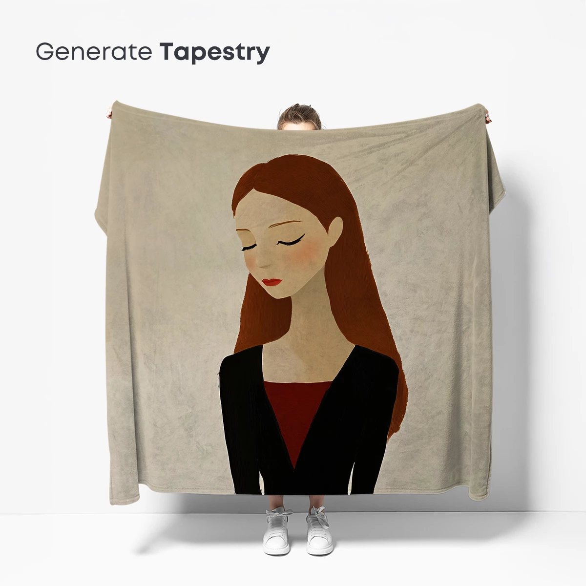 Elegant Solitude: Minimalist Portrait Art - Image 5