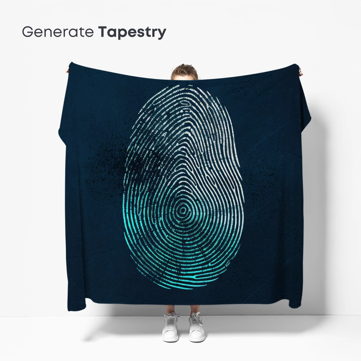 Digital Fingerprint Glow: Neon Tech Art - Image 5