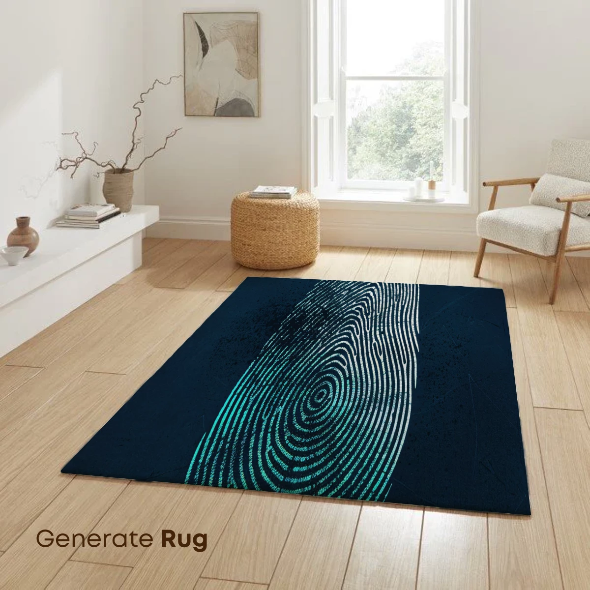 Digital Fingerprint Glow: Neon Tech Art - Image 6