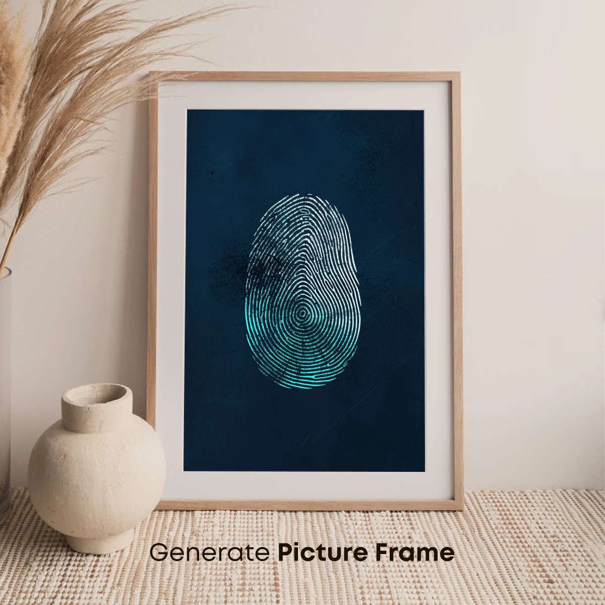 Digital Fingerprint Glow: Neon Tech Art - Image 7