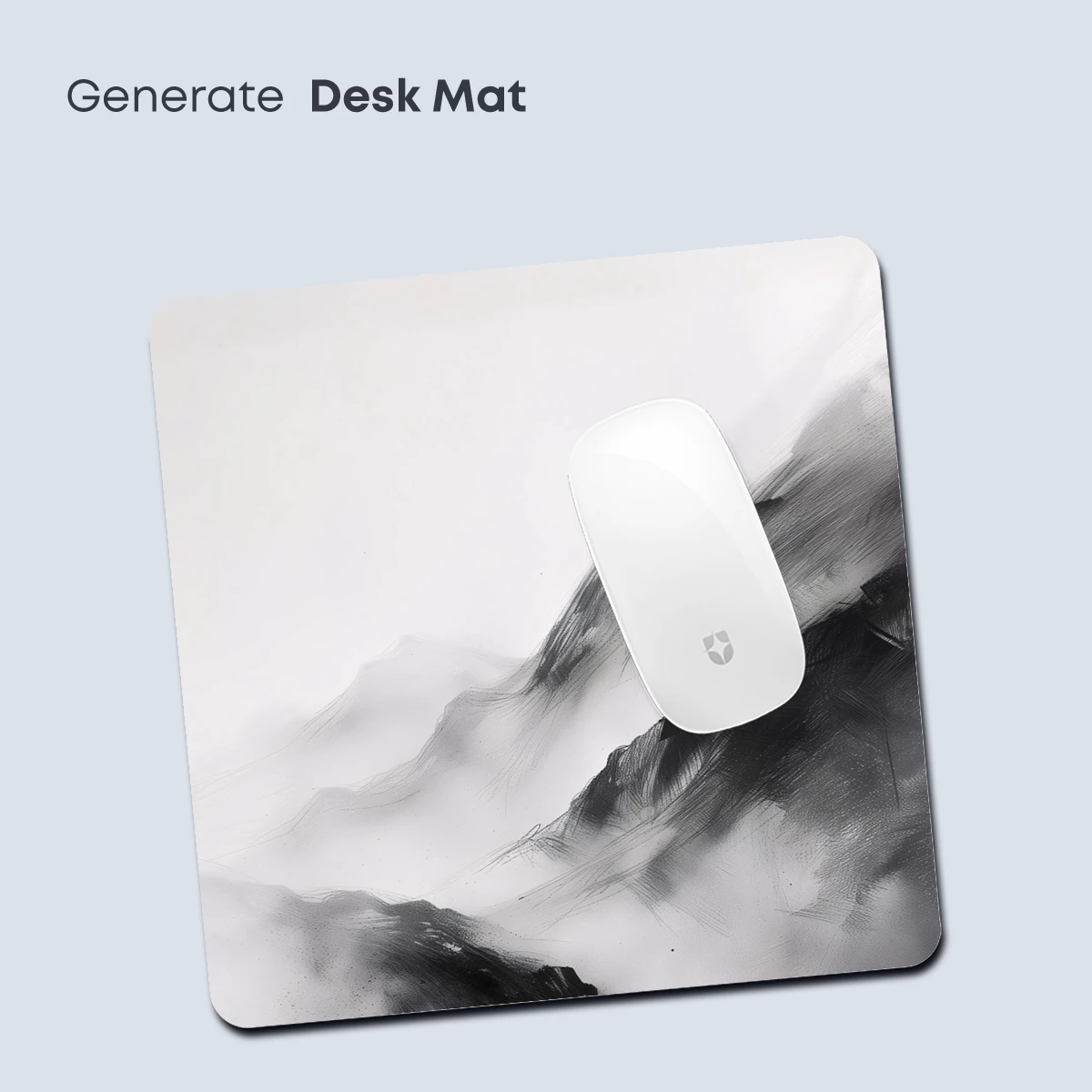 Ink Mist Mountains: Ethereal Peaks in Monochrome - Image 4