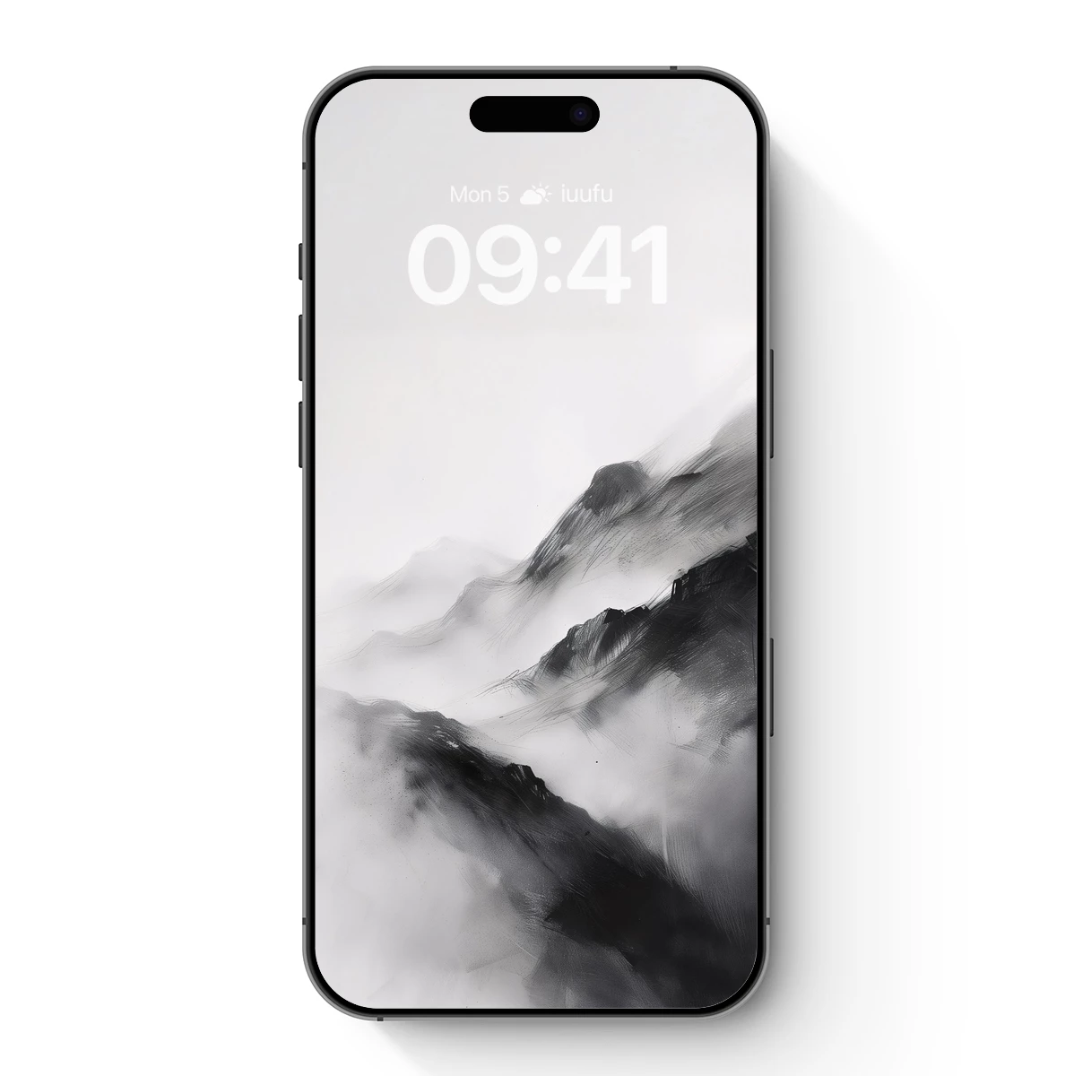 Ink Mist Mountains: Ethereal Peaks in Monochrome