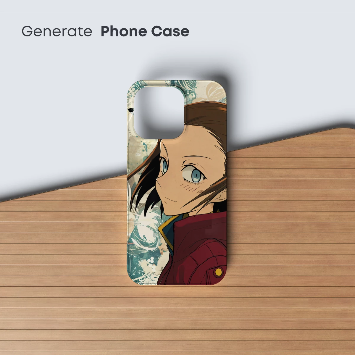 Anime Warrior's Gaze: Blue Eyes and Flight - Image 3
