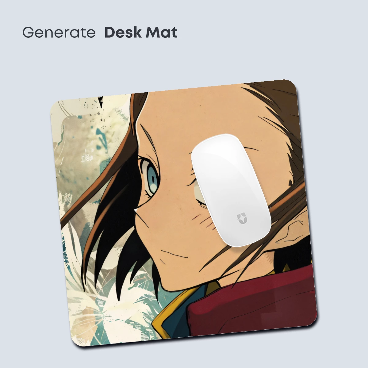 Anime Warrior's Gaze: Blue Eyes and Flight - Image 4