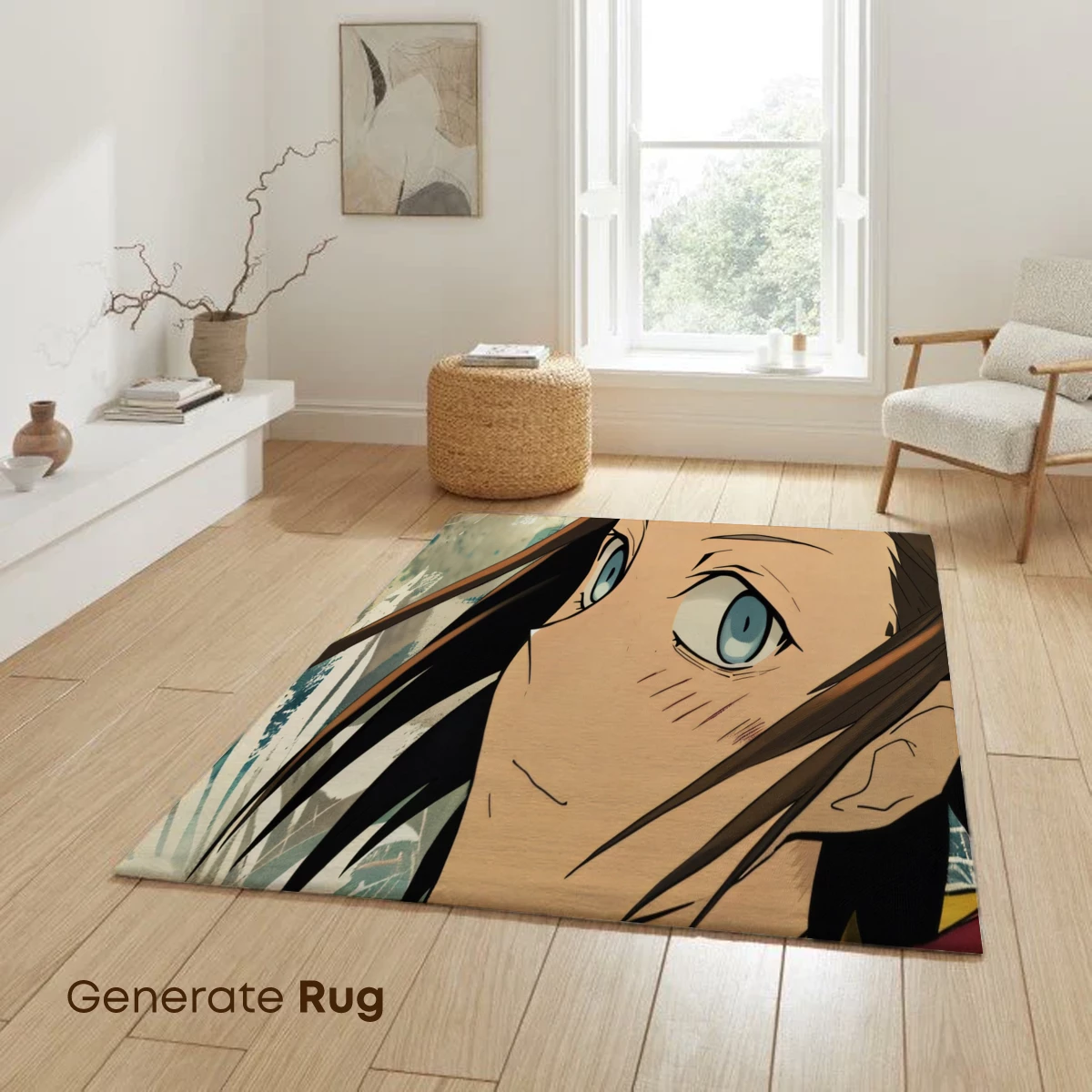 Anime Warrior's Gaze: Blue Eyes and Flight - Image 6