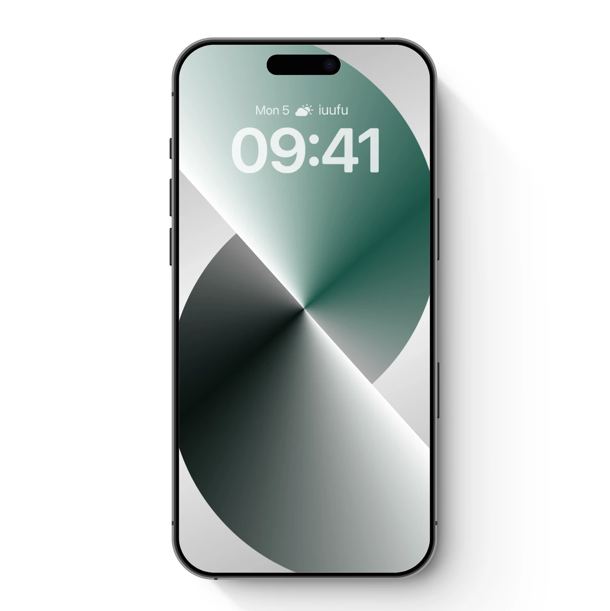 Gradient Eclipse: Abstract Harmony in Teal and Gray