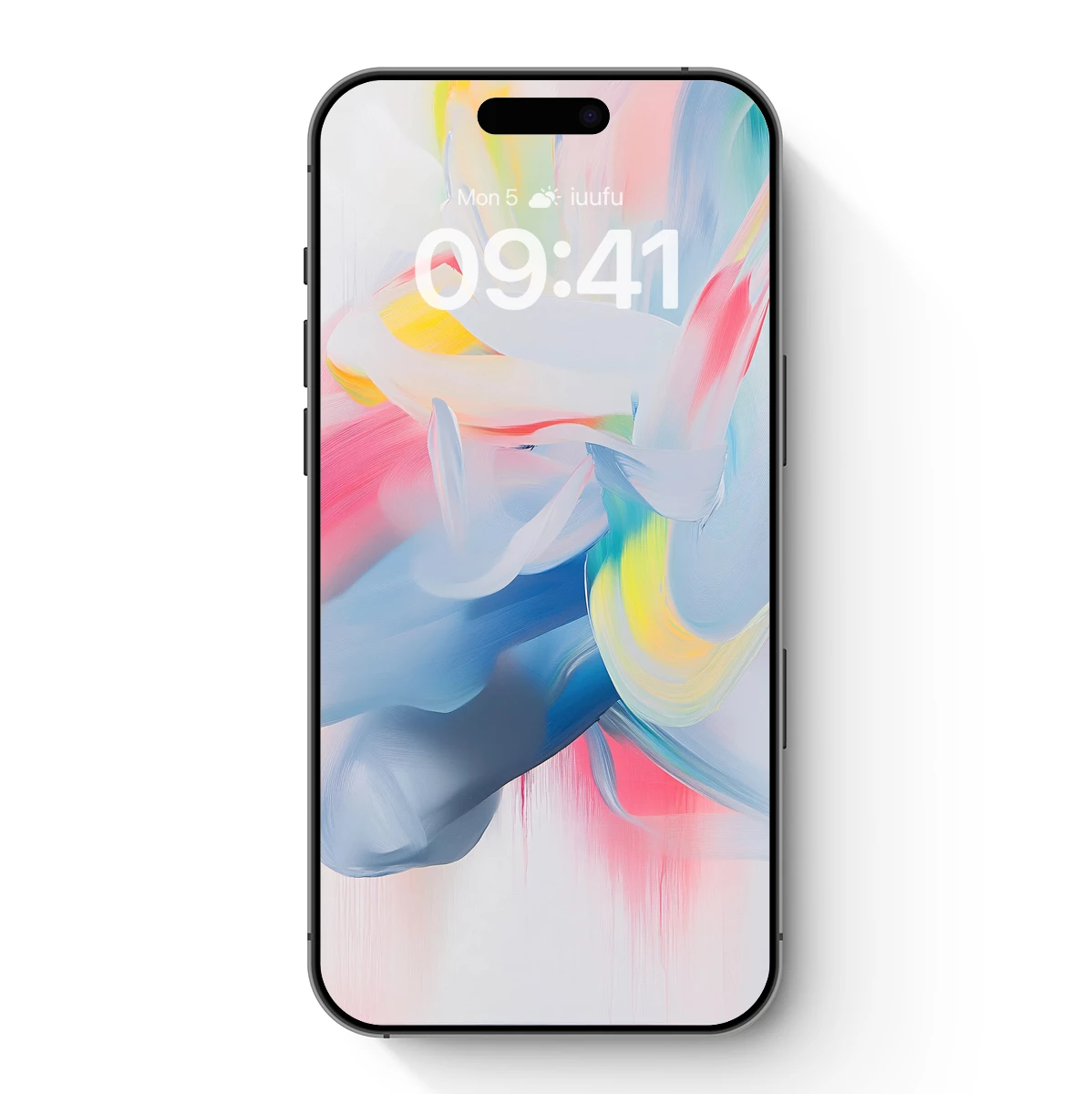 Abstract Symphony in Pastel Swirls