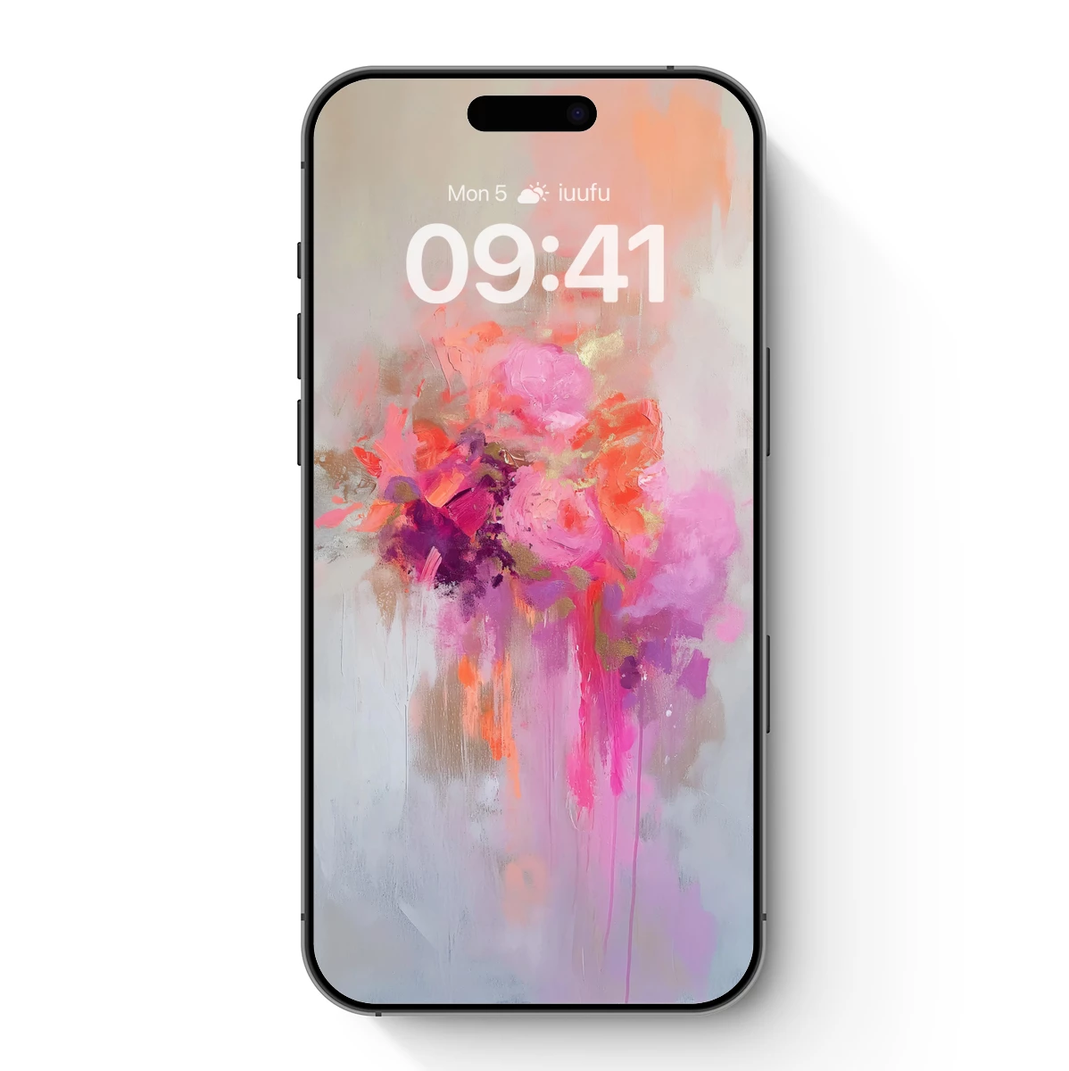 Abstract Floral Symphony in Pastel Hues