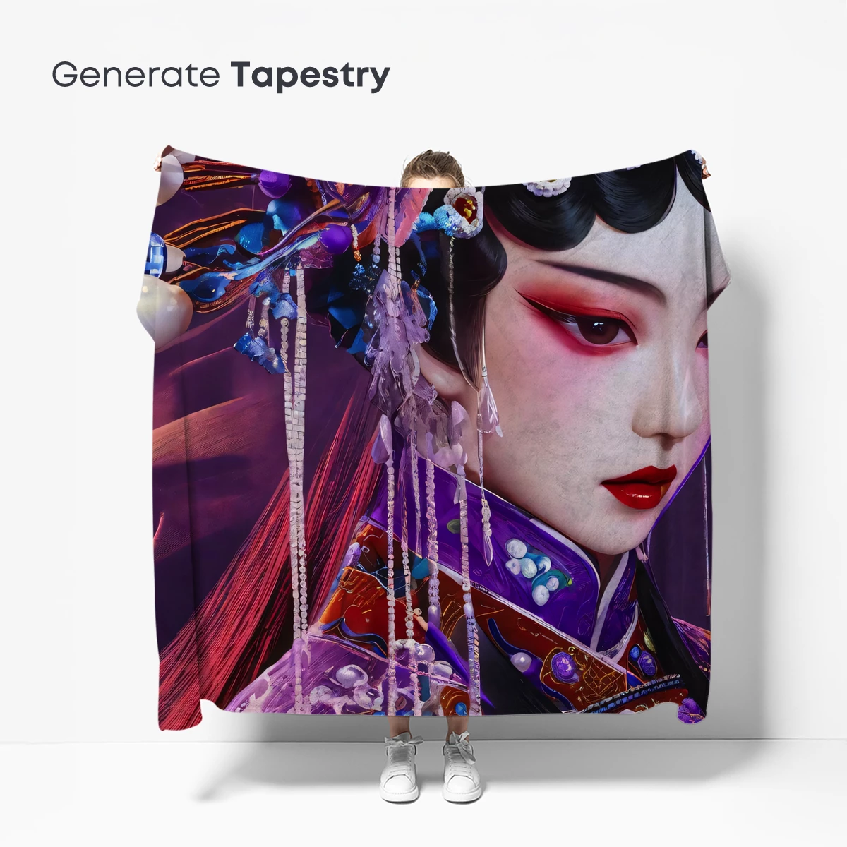 Elegant Purple Opera Muse: A Fusion of Tradition and Fantasy - Image 5