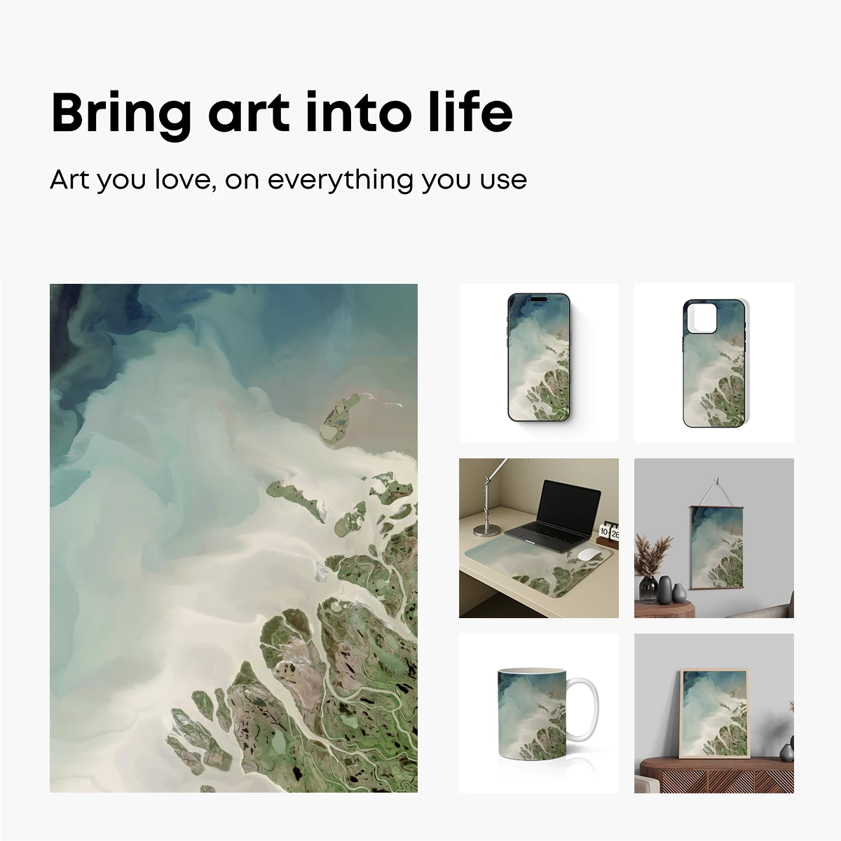 Delta Dreams: Earth's Abstract Waterways - Image 2