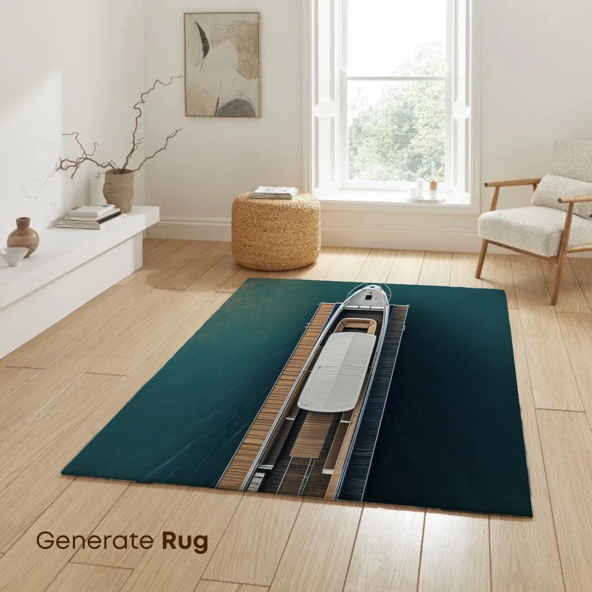 Aerial Serenity: Yacht on Calm Waters - Image 6