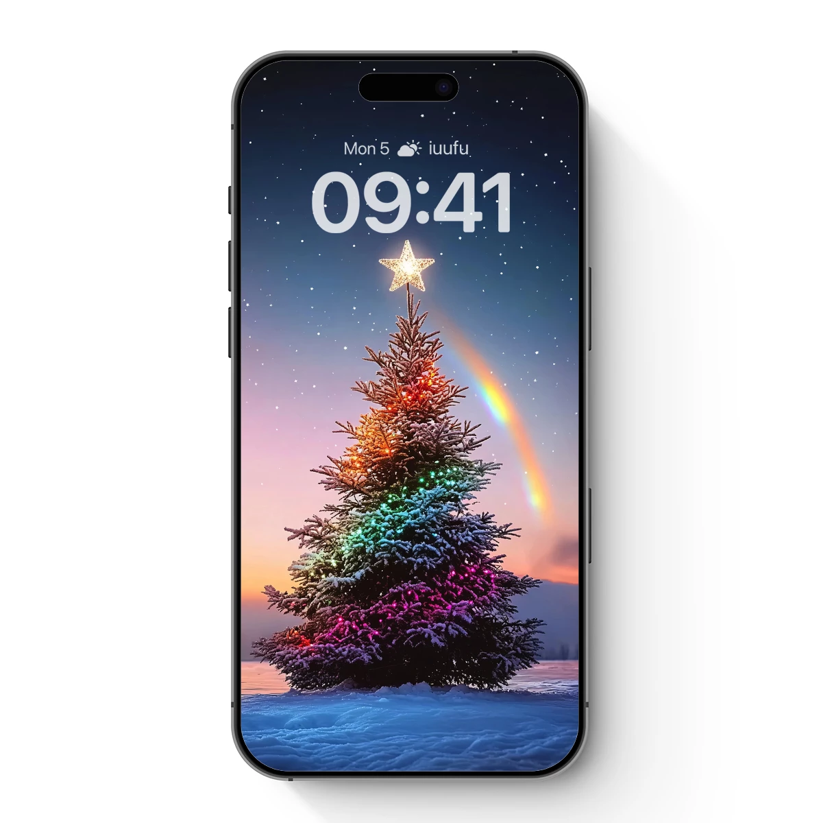 Enchanted Rainbow Christmas Tree